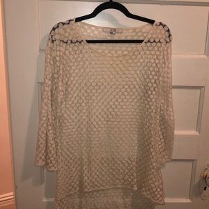 Forever 21 cream tunic